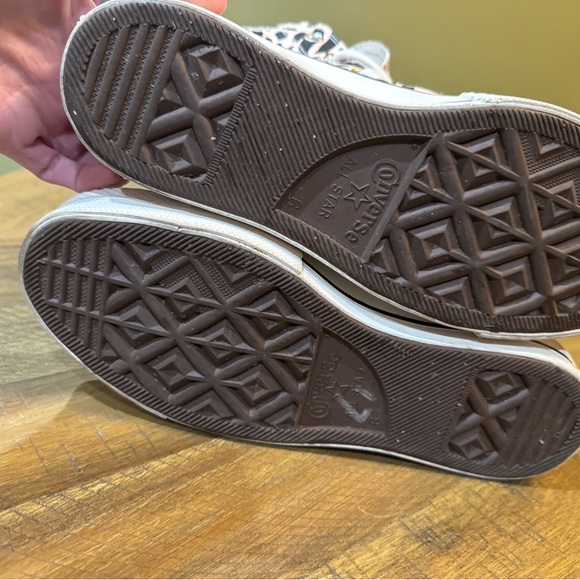 Converse All Star Animal Print High-Top Platform Sneakers - Picture 10 of 10